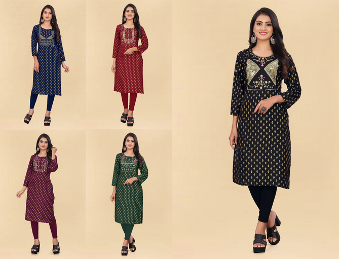 Prachi 3001 Designer Kurtis Catalog